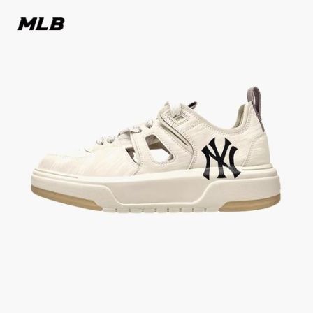 MLB官方 男女同款潮流百搭镂空增高厚底学长凉鞋26新款M26SSDCL1