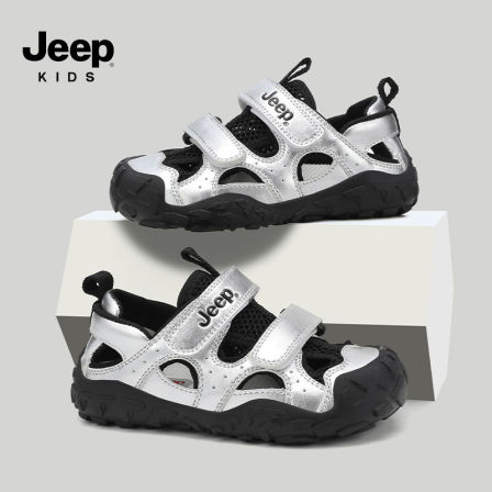 jeep男童包头凉鞋2026夏季新款儿童运动户外沙滩鞋女童涉水朔溪鞋