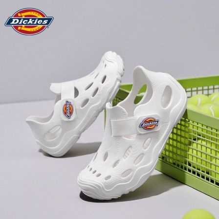 Dickies儿童大码凉鞋男童软底洞洞鞋夏2026新款中大童沙滩运动鞋