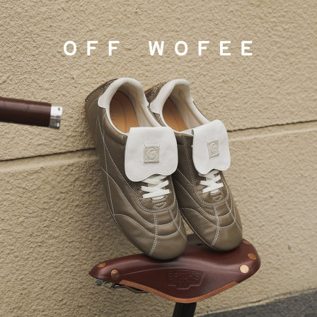 OFFWOFEE真皮德训鞋复古百搭平底休闲运动鞋