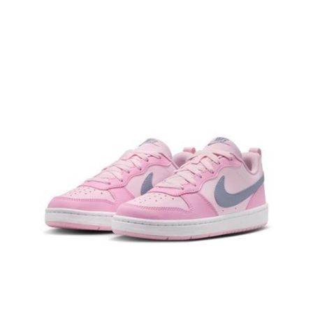 NIKE/耐克正品女鞋COURT GS灰粉低帮复古百搭休闲板鞋 DV5456-604