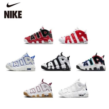 NIKE/耐克Uptempo皮蓬小童大童复古舒适高帮儿童冬季缓震篮球鞋