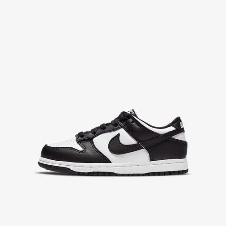 NIKE/耐克官方正品 DUNK LOW SE 熊猫色儿童舒适透气运动时尚板鞋