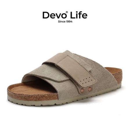 Devo/的沃勃肯鞋软木鞋夏季男女通用户外休闲防滑软底拖鞋26578