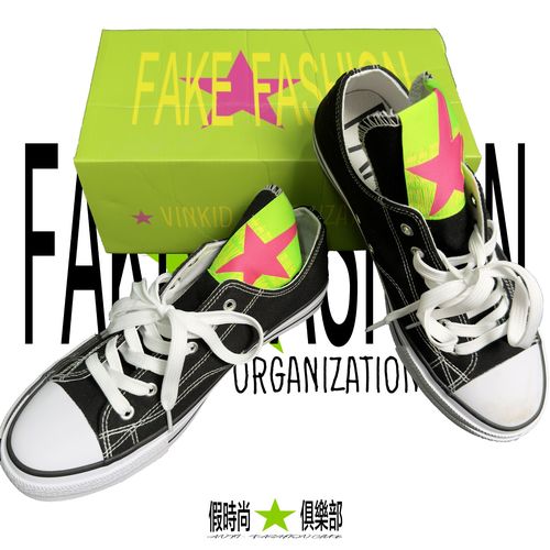 Vinkid（云梯）低帮美式风格休闲运动厚底增高帆布鞋主图