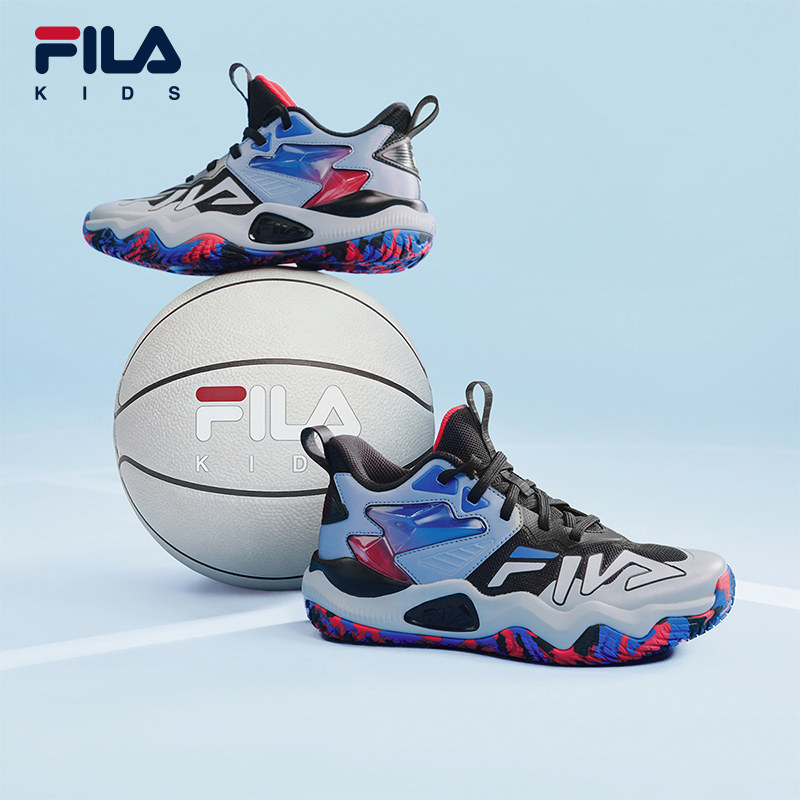 风暴2|FILA斐乐儿童童鞋运动鞋子2026夏季新款男中大童场上篮球鞋主图