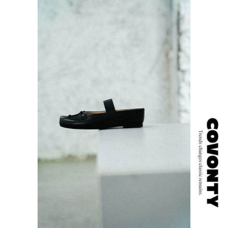 COVONTY【超能小太阳】 凉拖鞋女内增高3CM玛丽珍芭蕾单鞋