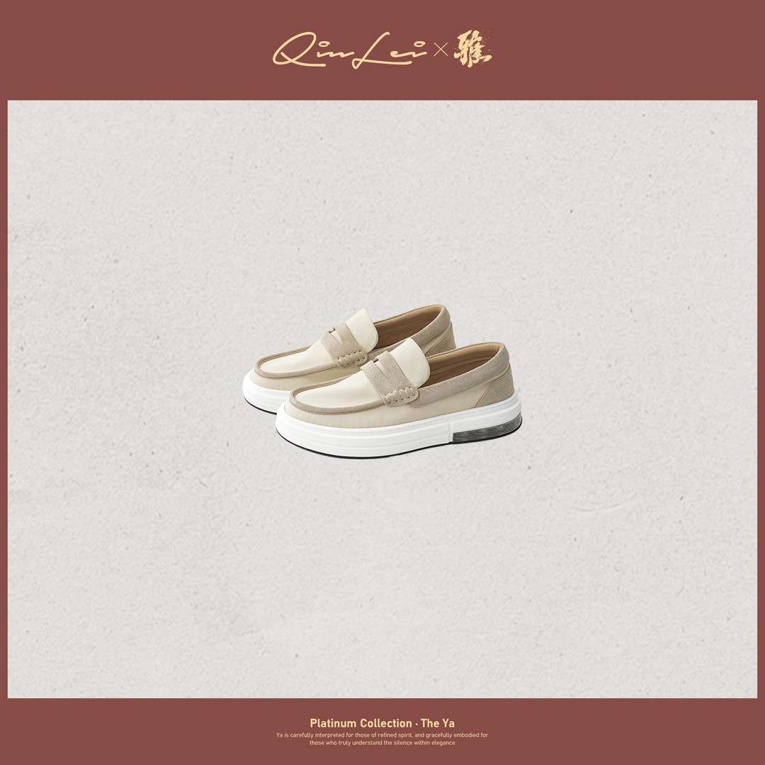 MBNL-F/秦磊男装「雅.Loafer」牛皮内里利落廓形休闲鞋LL-WXZ90088主图