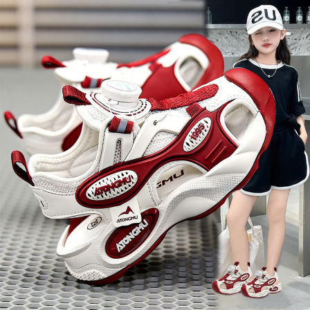 azta氢云女童鞋子包头凉鞋外穿2026夏季新款儿童运动沙滩鞋中大童