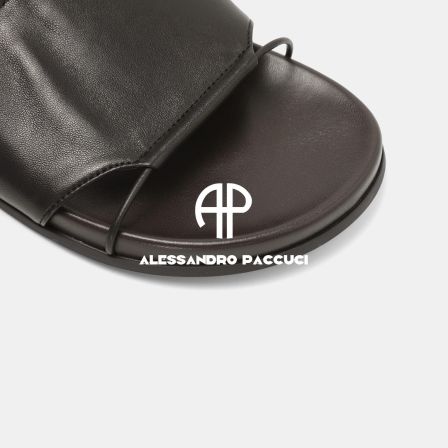 AP▸洛哥62040XT混种羊皮露趾平底简约时尚休闲百搭拖鞋单鞋 夏季