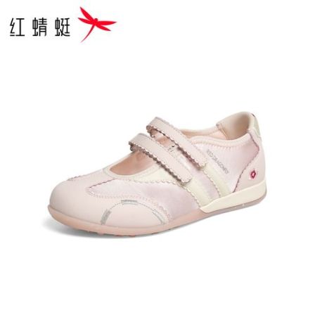红蜻蜓baby同款非遗联名桃花玛丽珍芭蕾风2026夏休闲女鞋时尚洋气