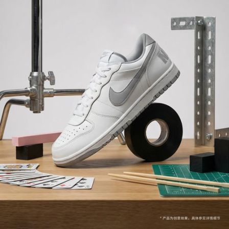 NIKE耐克新款男子银灰白粉彩风运动鞋休闲鞋板鞋355152-106