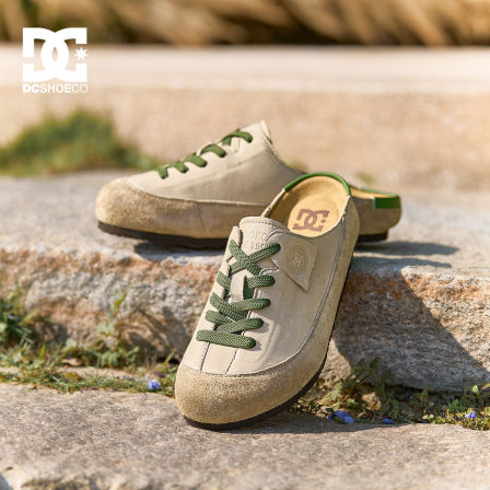 DCSHOES MOAB L2026夏季新款懒人一脚蹬包头拖鞋真皮勃肯半拖鞋男