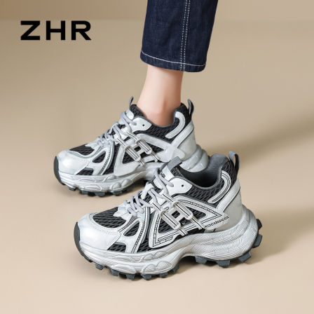 ZHR则则厚底老爹鞋女休闲德训鞋
