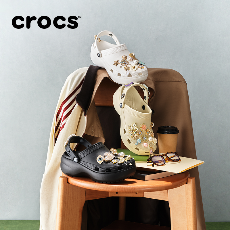 【李佳琦618美妆&爆品预售付定金】Crocs卡骆驰经典云朵泡芙女鞋主图