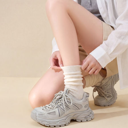 卓诗尼厚底老爹鞋女透气运动鞋