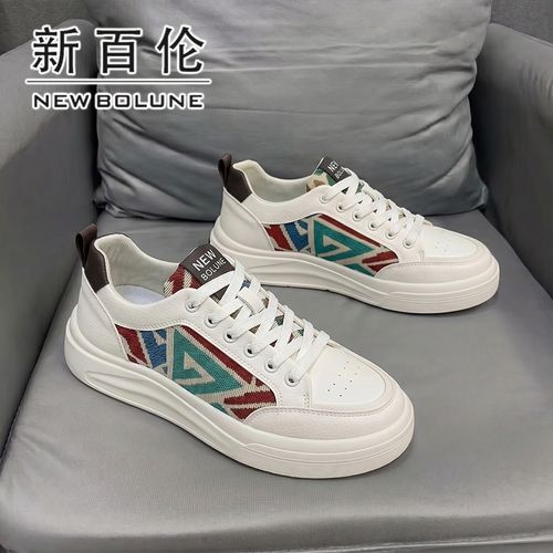 NEW BOLUNE/新百伦夏季新款男士休闲板鞋时尚百搭潮鞋休闲运动鞋。主图