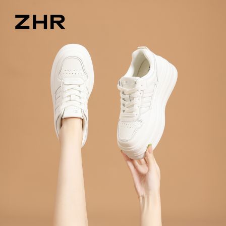 ZHR则则厚底小白鞋女2026夏季新款百搭外传运动休闲鞋通勤板鞋子