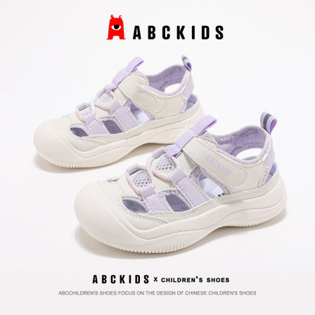 ABCkids童鞋女童玛丽珍凉鞋夏季透气儿童洞洞鞋夏鞋运动沙滩鞋女
