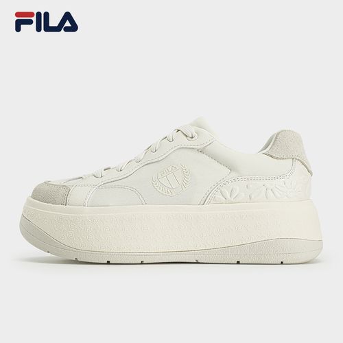 【新款】FILA斐乐牛皮【比耶拉2.0】厚底增高5CM休闲小白鞋运动板鞋主图