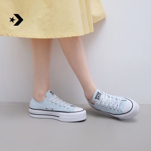 匡威AllStarLift当季新品休闲帆布女经典厚底鞋CONVERSE A20556C主图