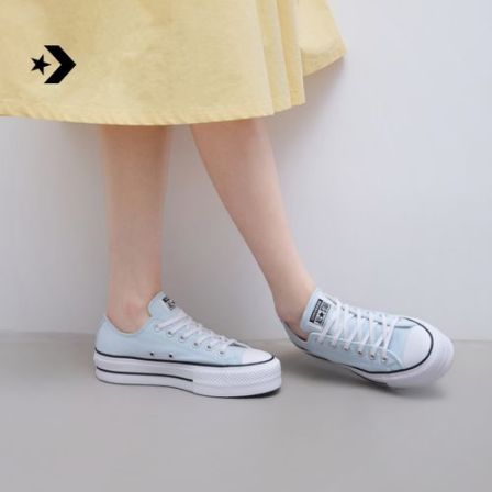 匡威AllStarLift当季新品休闲帆布女经典厚底鞋CONVERSE A20556C