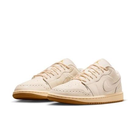 NIKE/耐克官方正品AJ1男女同款米白色低帮运动休闲鞋IO0759-100