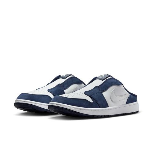 NIKE/耐克官方正品AJ1男子海军蓝一脚蹬百搭休闲运动鞋FJ1214-102主图