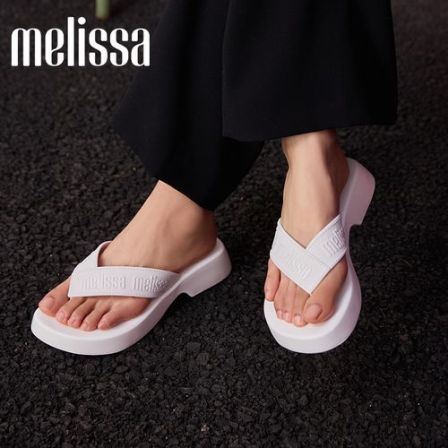 Melissa/梅丽莎女夏时尚经典休闲外穿平底拖鞋舒适情侣百搭35858