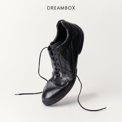 DREAMBOX钧博vibram软底轻便透气运动休闲鞋石洗马皮夏季薄款鞋子主图