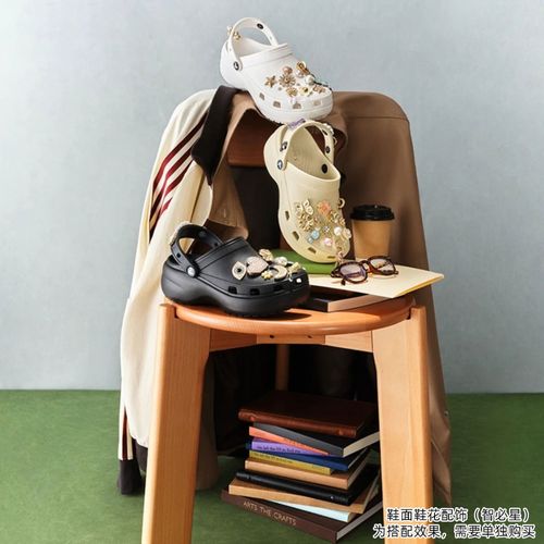 CROCS/卡骆驰女经典云朵Clog透气一脚蹬厚底云朵洞洞鞋 206750主图