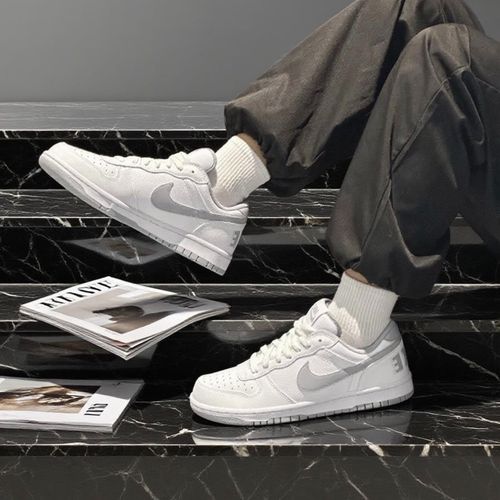 NIKE/耐克2026新款男子Big Low 经典白灰低帮休闲运动鞋355152106主图