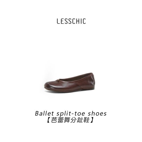 LESSCHIC【芭蕾舞分趾鞋】进口马皮真皮大底主图