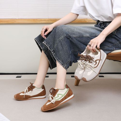 【运费补贴】小苏新款透气百搭休闲女士德训阿甘鞋AR266026主图