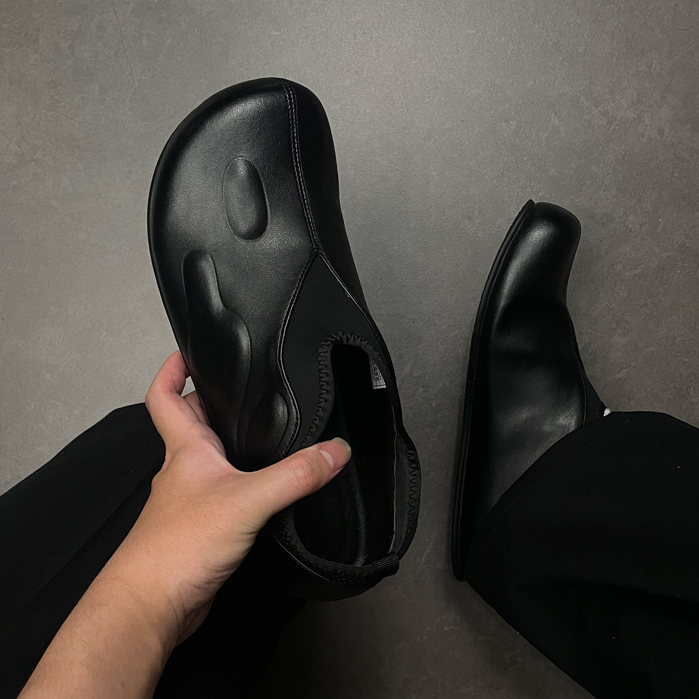 户外暴走徒步鞋僧侣鞋男款懒人一脚蹬穆勒乐福鞋薄底通勤休闲皮鞋主图