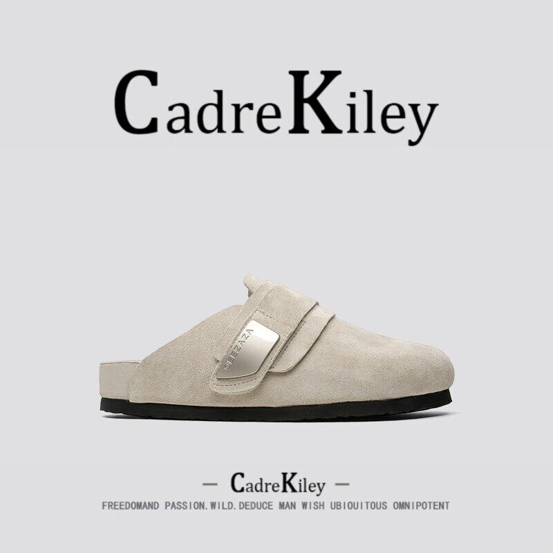 [轻奢潮牌]Cadrv Kilry真皮勃肯鞋男士外穿高端老钱风包头半拖鞋主图