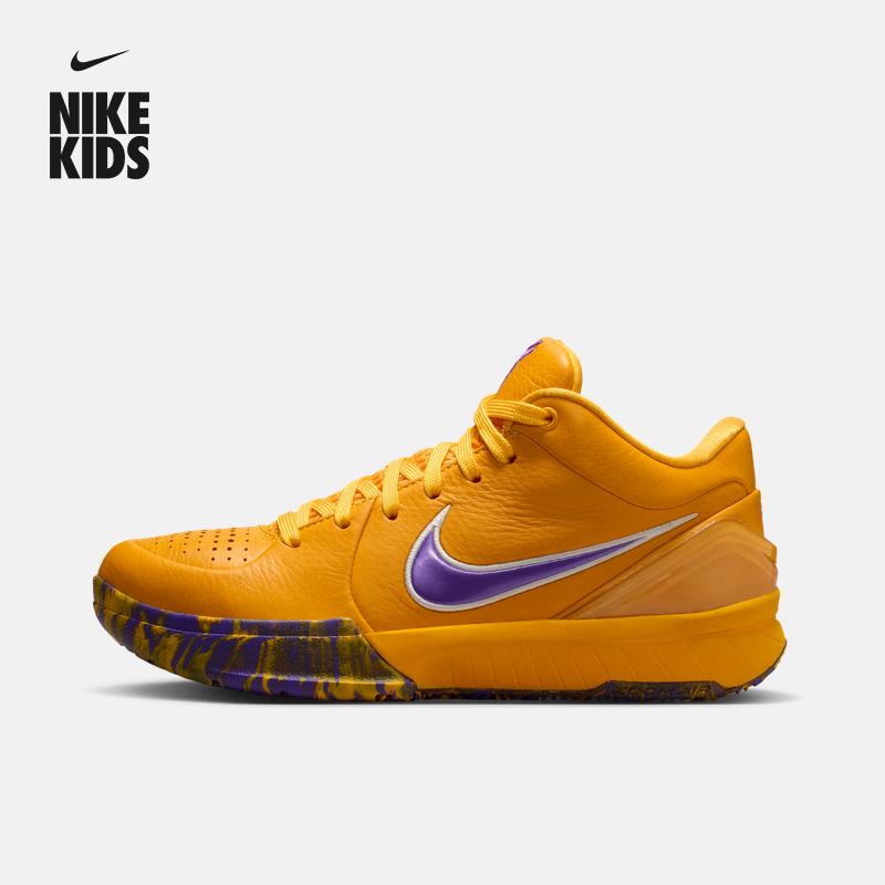耐克科比4大童轻便实战篮球鞋夏季新款男女童NIKE KOBE 4 IQ4109主图