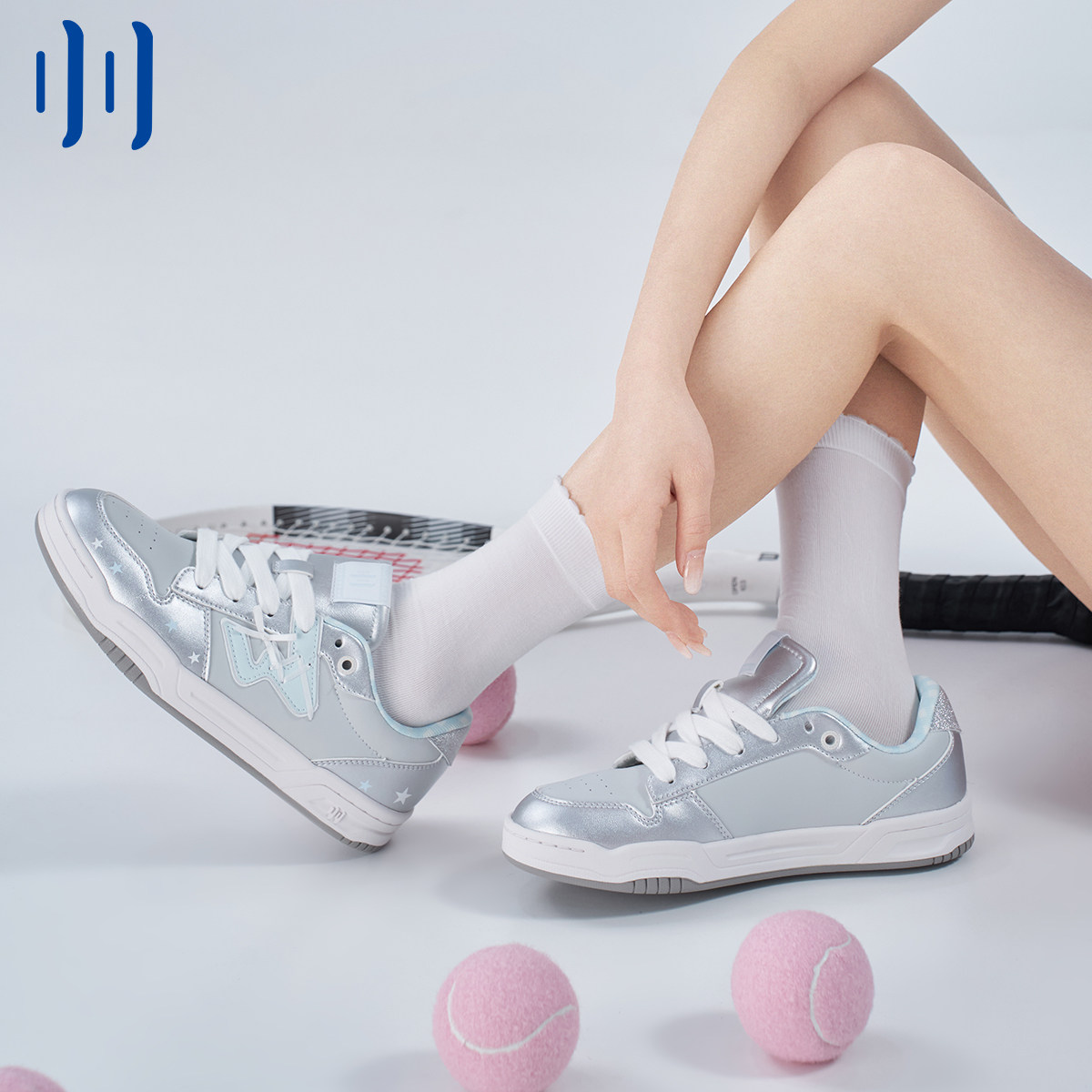 顽刻ollieskate满天星蝴蝶结皮质夏季校园风W学生男女国潮滑板鞋主图