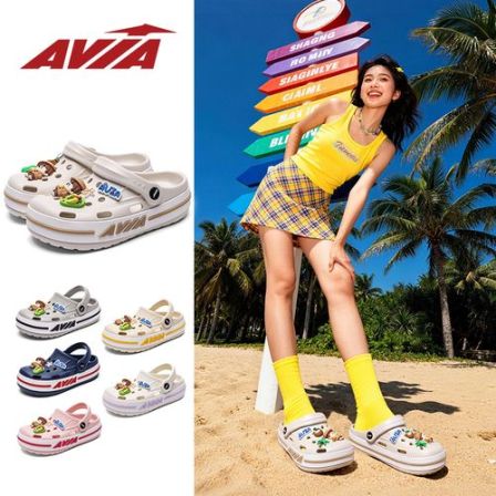 AVIA爱威亚2026夏新品男女童情侣款沙滩洞洞鞋亲子款凉鞋 AWY9120