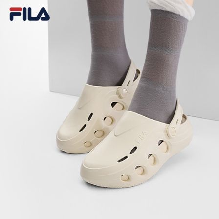 FILA 斐乐官方女鞋BUBBLE SLIPPER拖鞋2026夏新款泡泡凉拖洞洞鞋