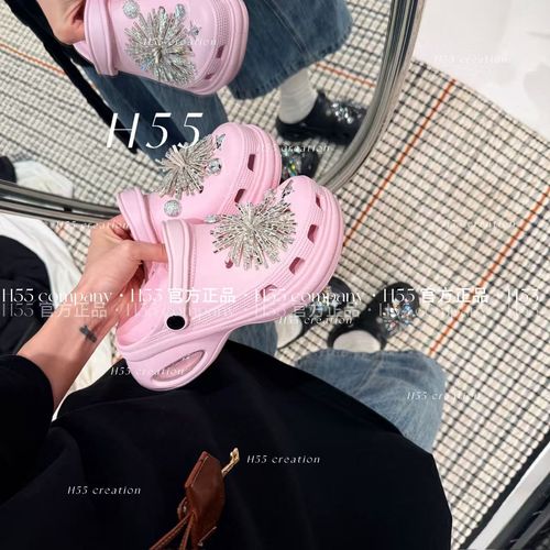 【H55粉丝专享】26ss“烟花”气囊洞洞鞋7cm足弓支撑 防滑75-3430主图