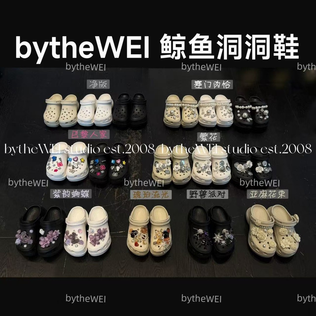 bytheWEI【鲸鱼3.0】6.5cm～高品质洞洞鞋女夏季透气沙滩凉鞋女主图
