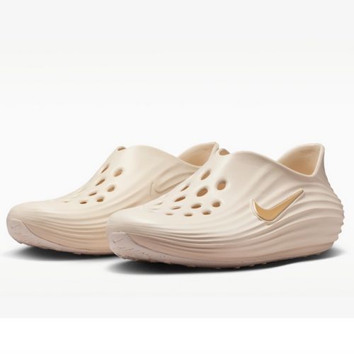 NIKE女子REACTX米色舒适运动洞洞鞋拖鞋HV5062-102主图