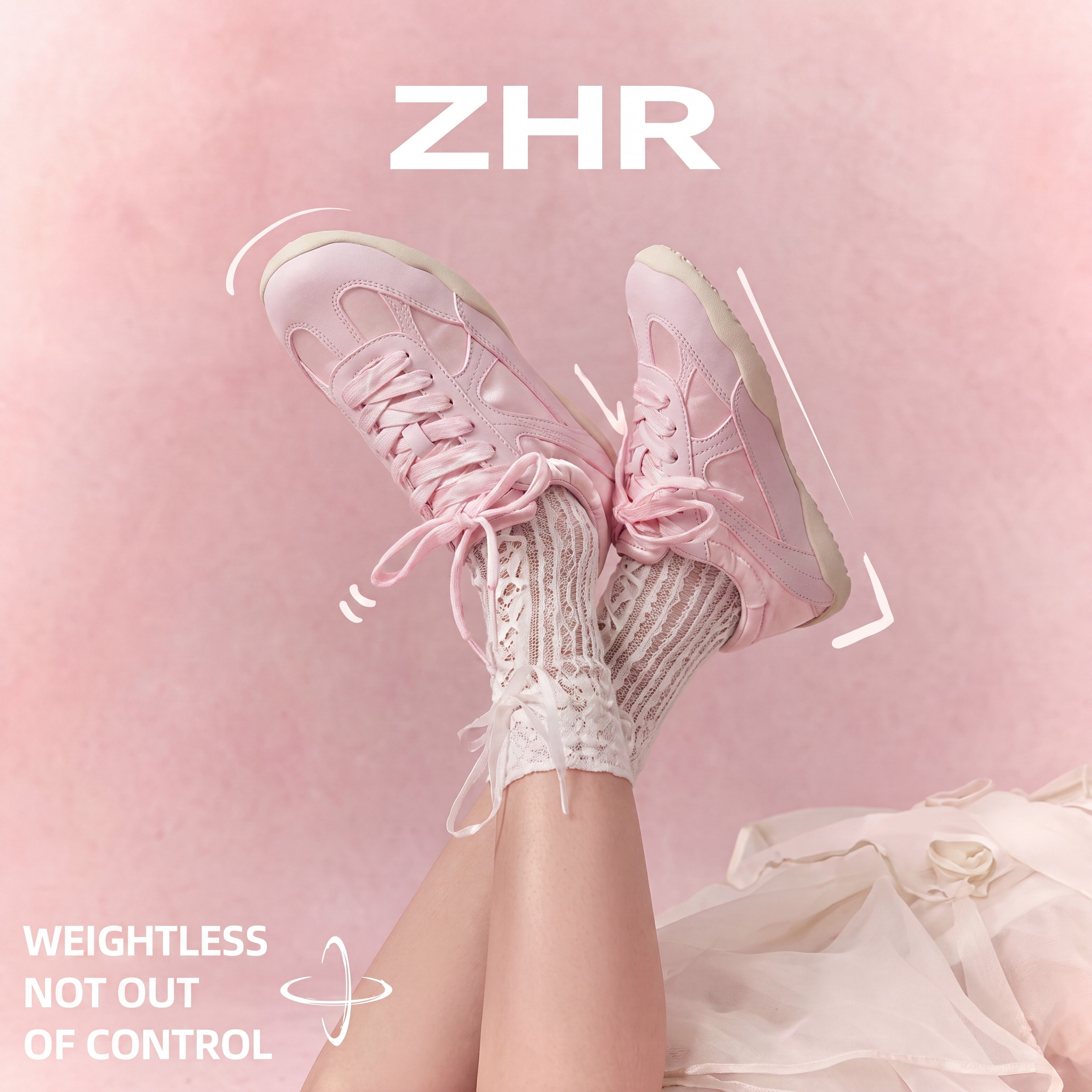 ZHR则则芭蕾风德训鞋女2026秋季新款平底透气女鞋软底休闲运动鞋主图