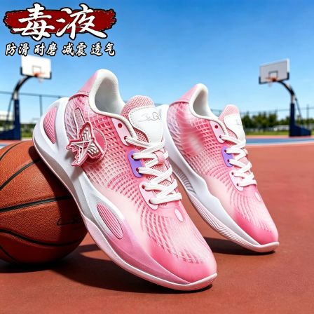 篮球鞋男款夏季透气防滑耐磨低帮青少年男童专业训练实战运动鞋男