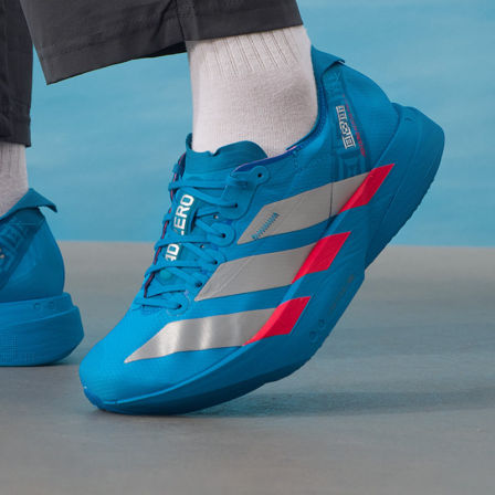阿迪达斯男鞋ADIZERO PRO 4 竞速马拉松碳柱跑鞋休闲鞋