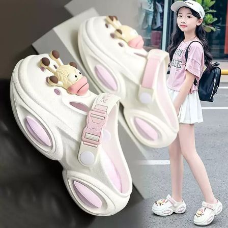 女童洞洞鞋两穿2026新款夏季儿童可爱防滑女孩沙滩凉鞋大童凉拖鞋