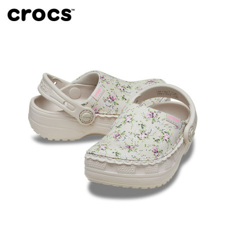 【新品测评专享勿拍不发货】Crocs卡骆驰经典轻走印花儿童洞洞鞋|