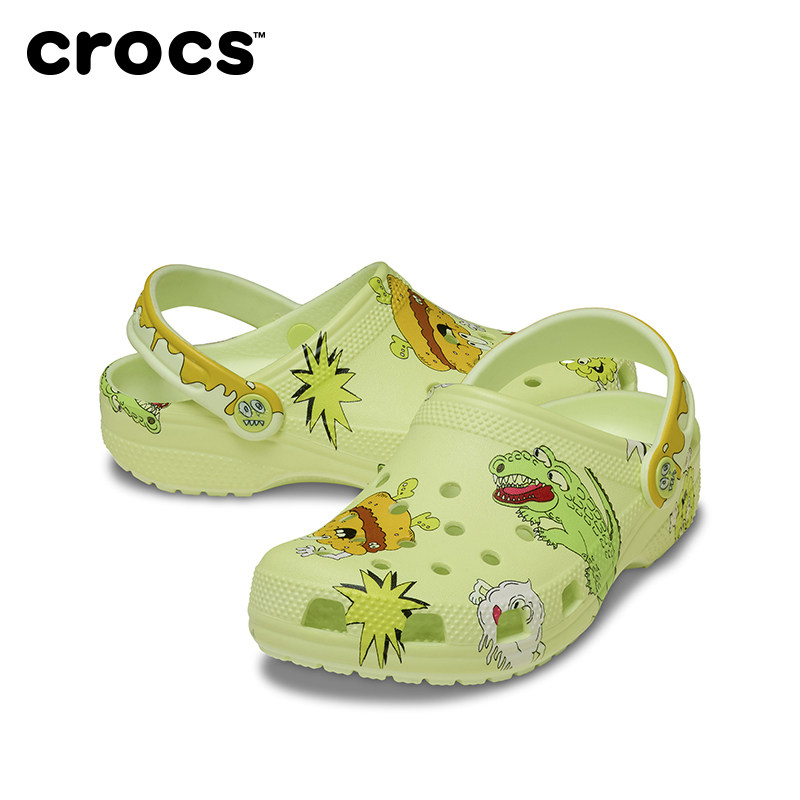 【新品测评专享勿拍不发货】CrocsCRORS经典夜光史莱姆洞洞鞋主图