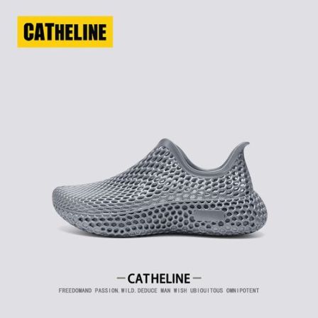美国CATheline新型洞洞鞋男款夏季户外穿溯溪钓鱼运动3d打印凉鞋